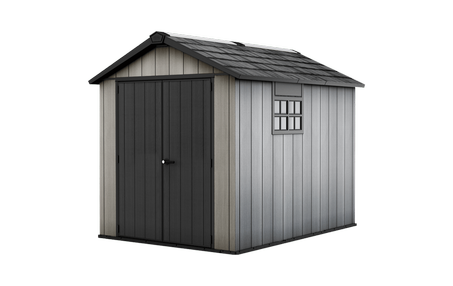 Oakland 7.5x9 Storage Shed - Grey