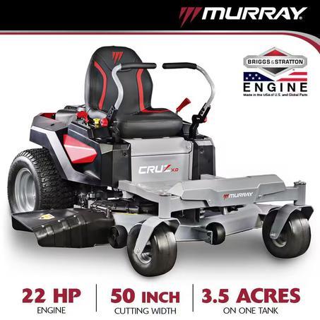 Cruz XD 50 in. 22.0 HP 724cc EXi2200 Series Briggs and Stratton Engine Dual Hydrostatic Drive Gas Zero Turn Mower