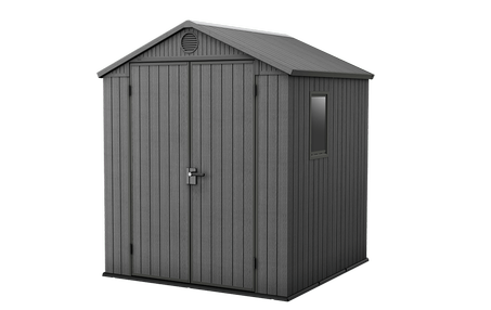 Darwin 6x6 Storage Shed - Graphite