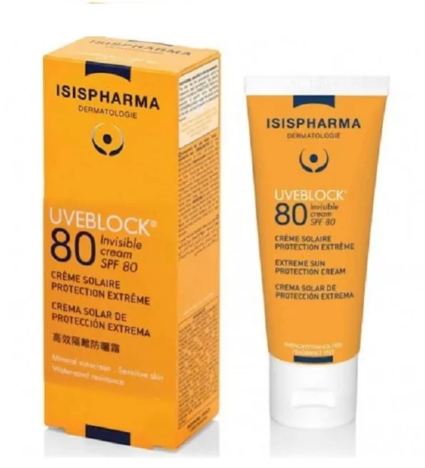 ISISPHARMA Uveblock 80 Invisible spf80 40ml
