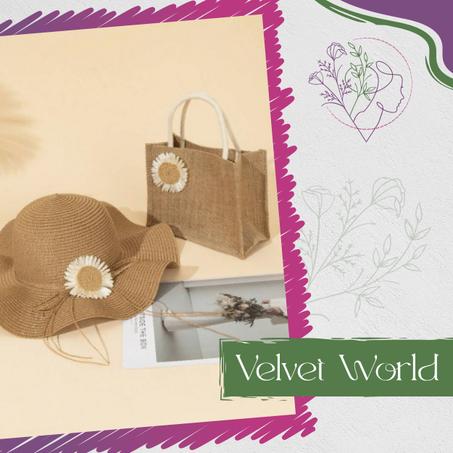 Set de mules en lin kaki à fleur décorative