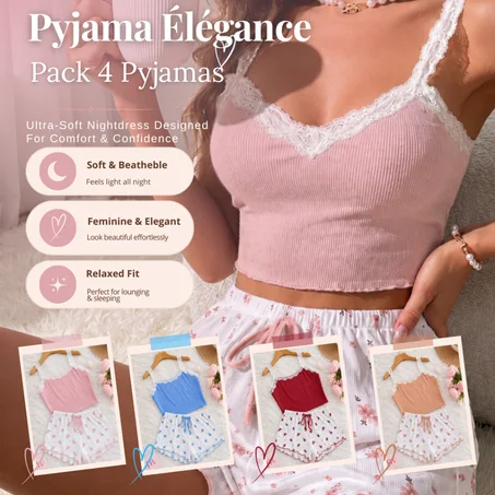 Pack 4 - Pyjamas Fleuri 🌸