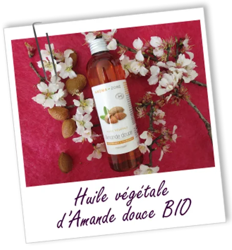 HUILE VÉGÉTALE D'AMANDE DOUCE BIO 100ml Aroma zone