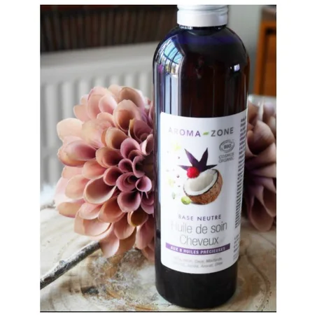 HUILE DE SOIN CHEVEUX BIO 8 ingrédients Aroma zone