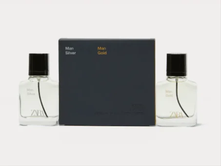 PACK ZARA  MAN SILVER + MAN GOLD 30 ML