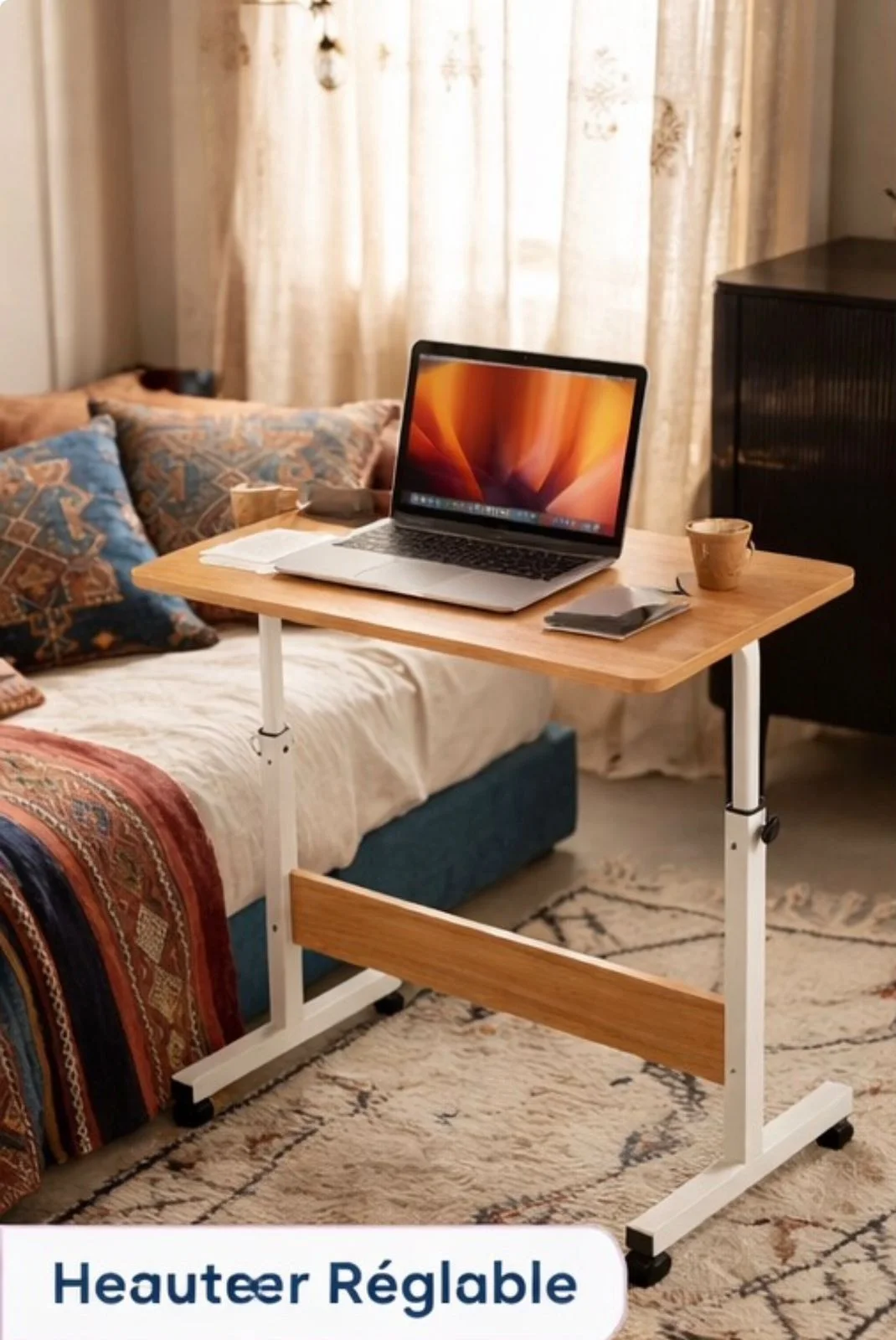 طاولة قابلة للتعديلTable d’appoint réglable
