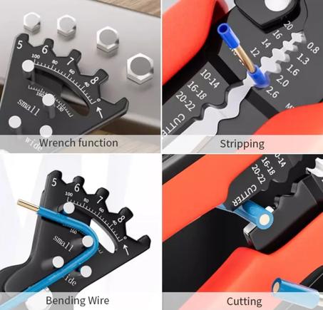 أداة كهربائي احترافية 5 في 1 – دقة، قوة، ووظائف متعددة في تصميم واحد!