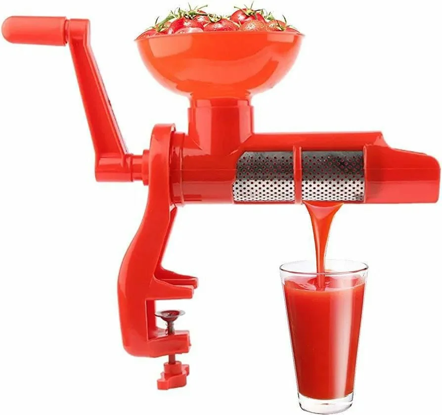 عصارة الطماطم اليدوية