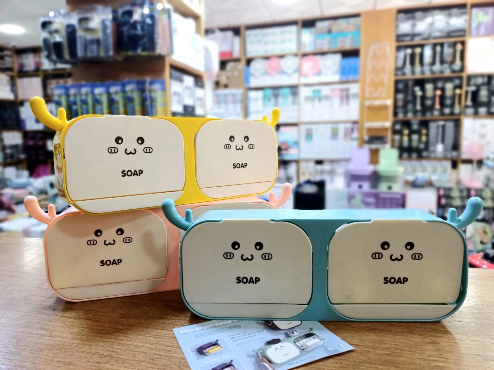 صندوق صابون على شكل رسوم متحركة