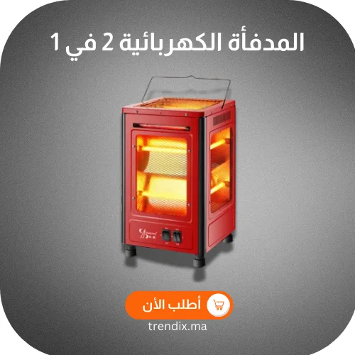 المدفأة الكهربائية 2 في 1