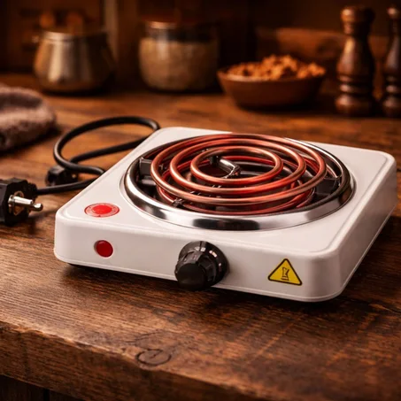 الموقد الكهربائي الحلزوني