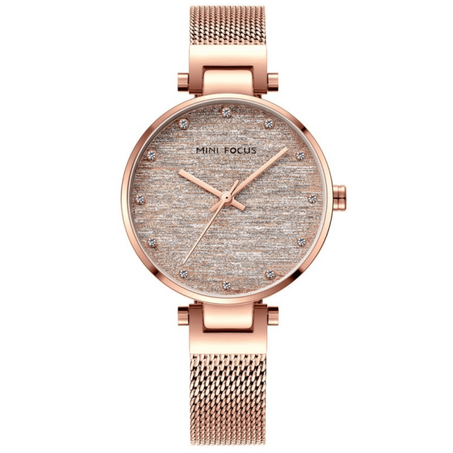 MINI FOCUS - MF0328L "أناقة الوقت بإحساس مختلف" +هدية+التوصيل بالمجان