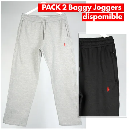 2 Sweatpants RALPH LAUREN Chauds & Doux ( Gris + Noir )