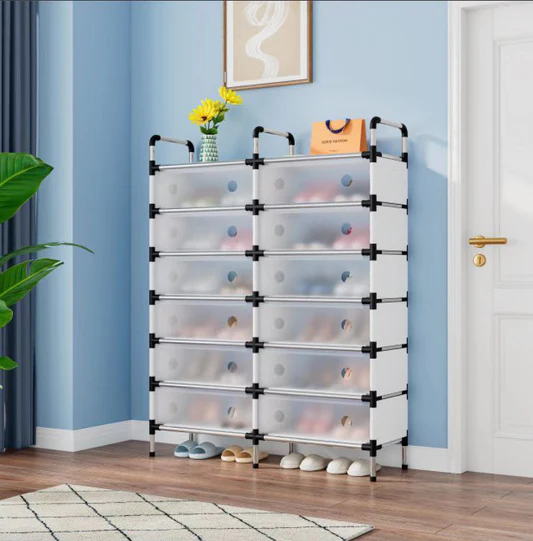 رف أحذية مكون من 14 طبقات