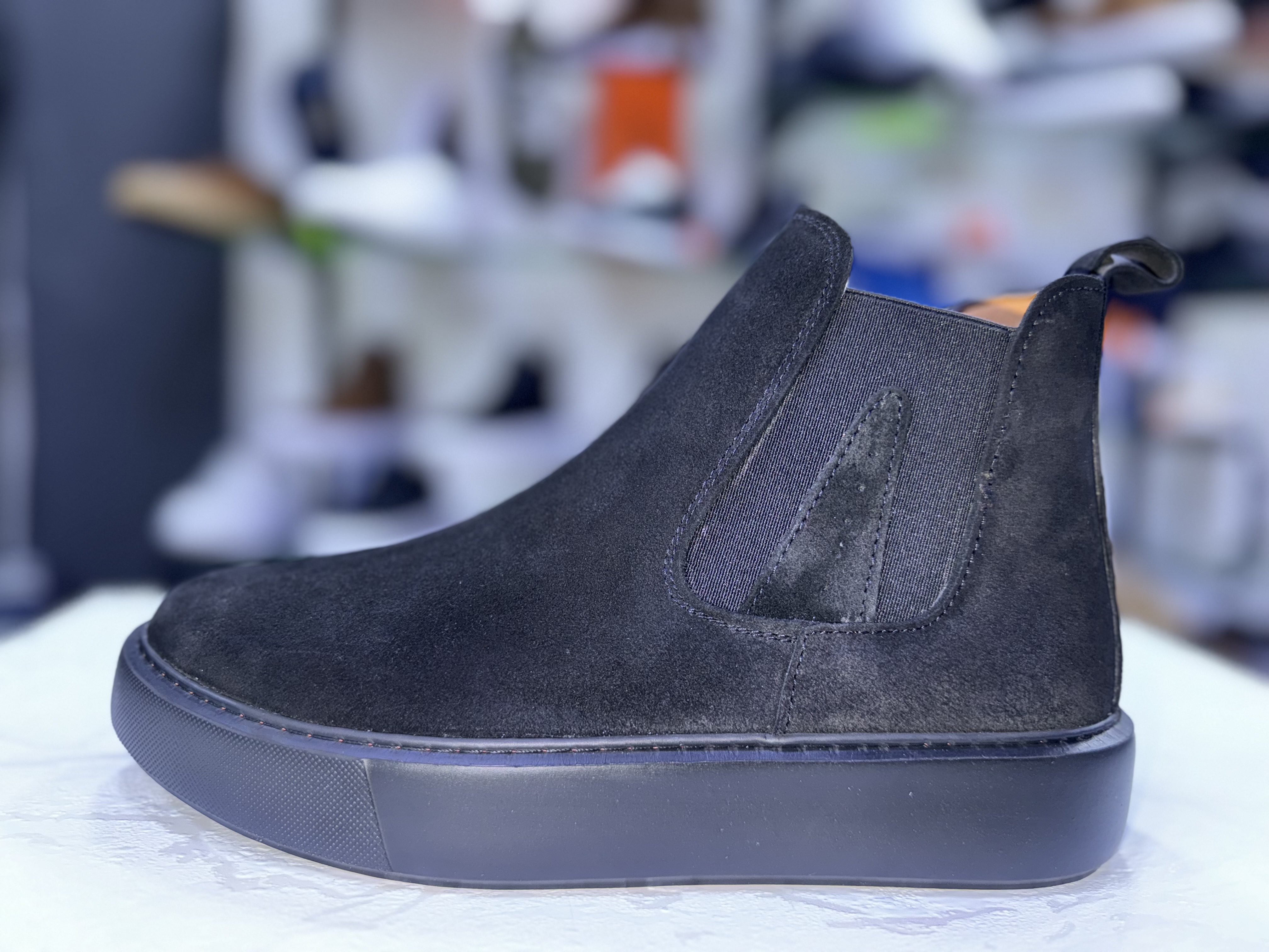 Baskets boots  Hommes 100 % cuir