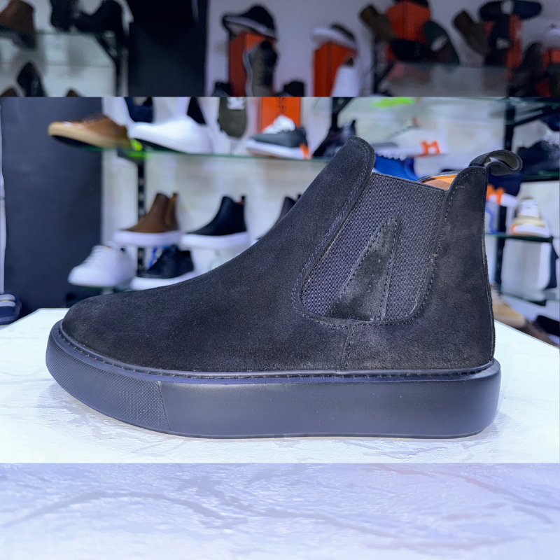 Baskets boots Hommes 100 % cuir