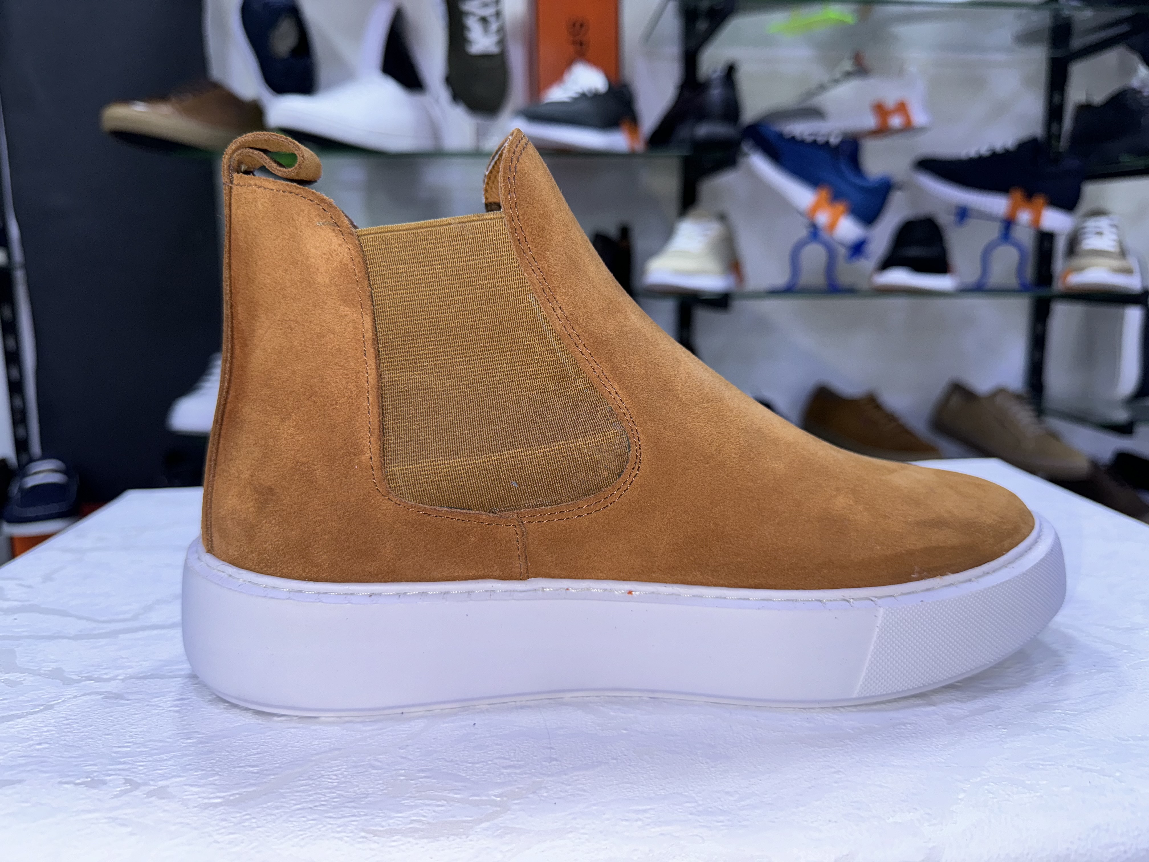 Baskets boots  Hommes 100 % cuir