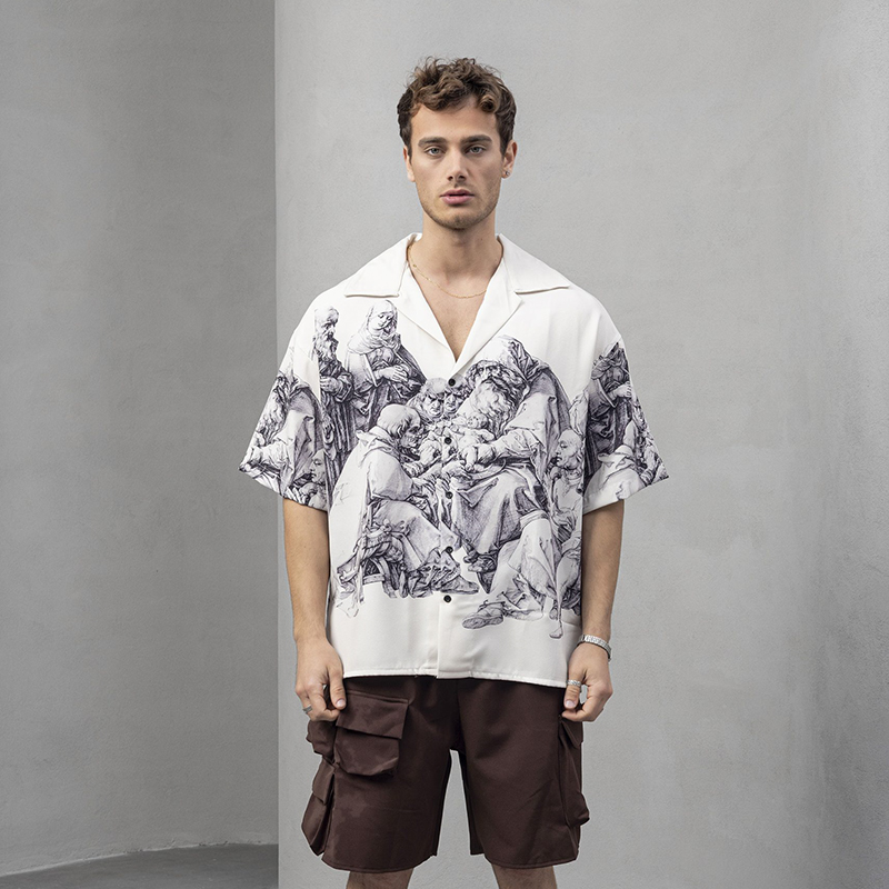 Baroque Saints - Oversized Cuban Shirt