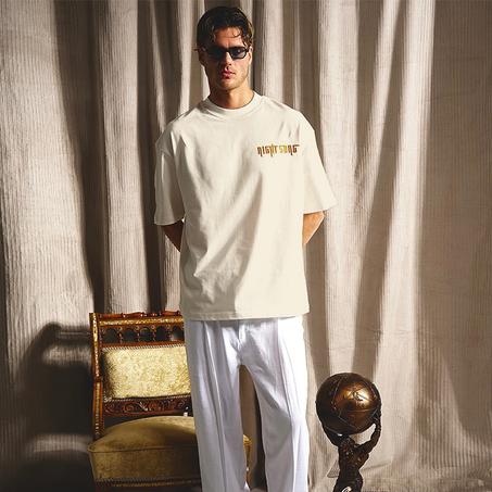 Medusa Flow Tee - Ivory Edition - Oversized T-shirt