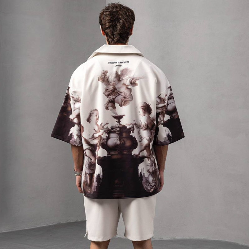 Cherub Drift - Oversized Cuban Shirt