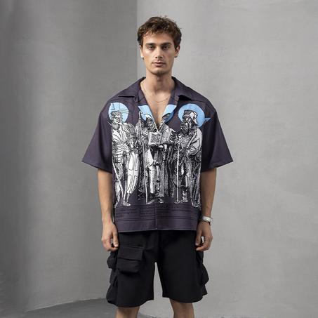 Eclipse Choir - Oversized Cuban Shirt