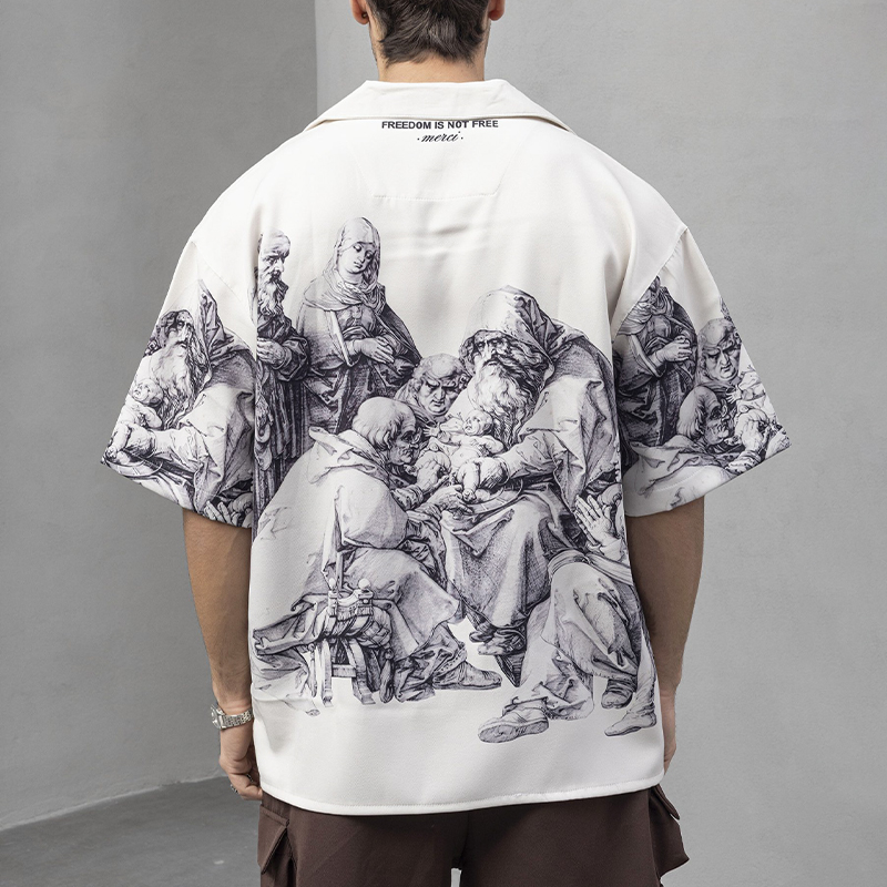 Baroque Saints - Oversized Cuban Shirt