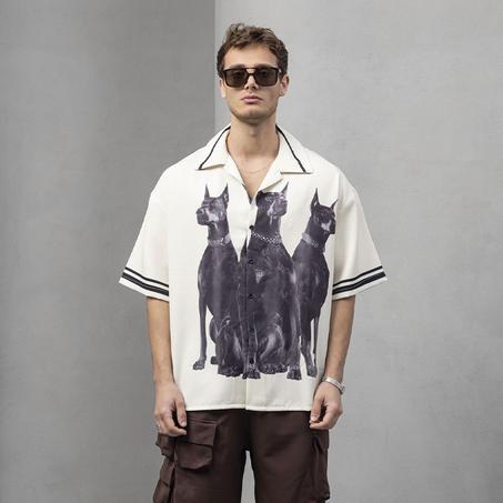 Stray Saints – Oversized Cuban Shirt