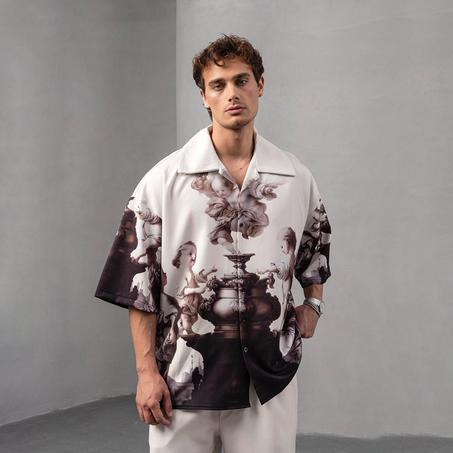 Cherub Drift - Oversized Cuban Shirt
