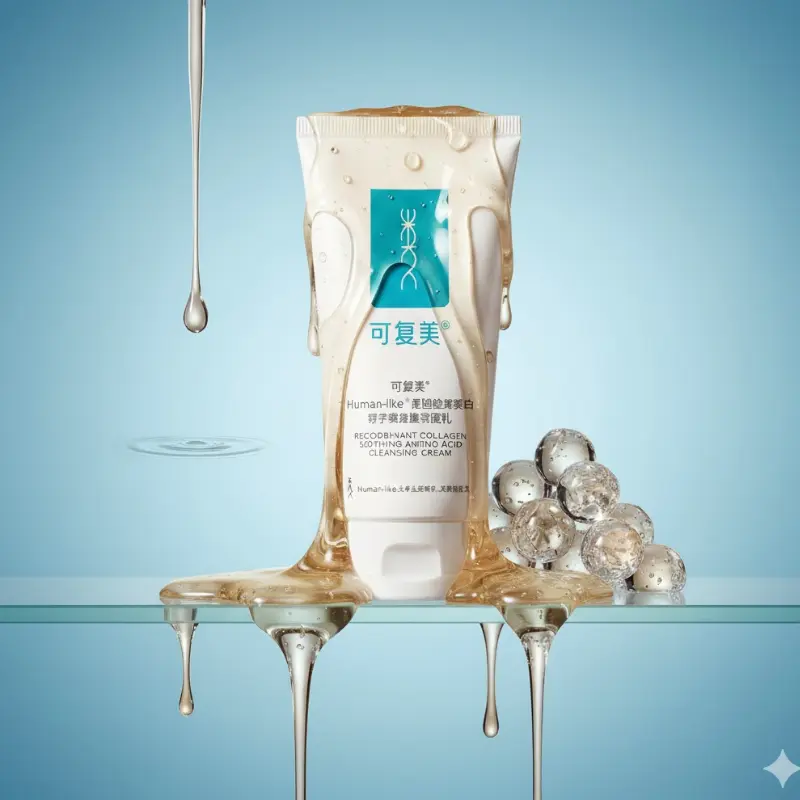 غسول الكولاجين والأحماض الأمينية للوجه