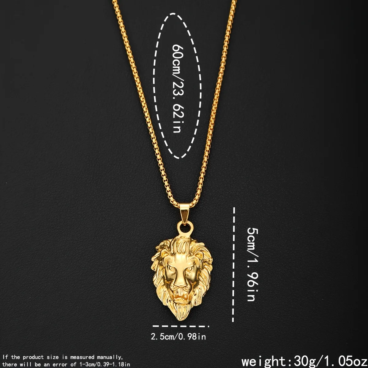 LEONIS 🦁 Set Homme 3 Pièces · Montre + Bracelet + Chaîne Lion - SN