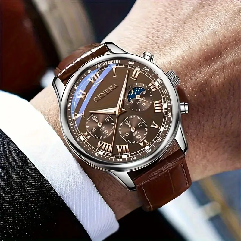 Ensemble de deux Montres Quartz Homme – Luxe et Élégance