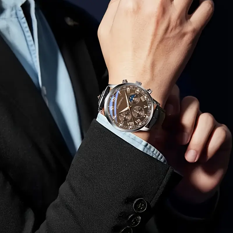 Ensemble de deux Montres Quartz Homme – Luxe et Élégance