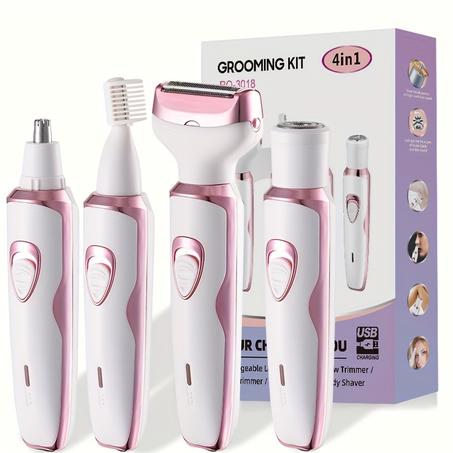 🌸 Soin Complet pour Femme- Tondeuse Électrique Rechargeable 4 en 1 –civ