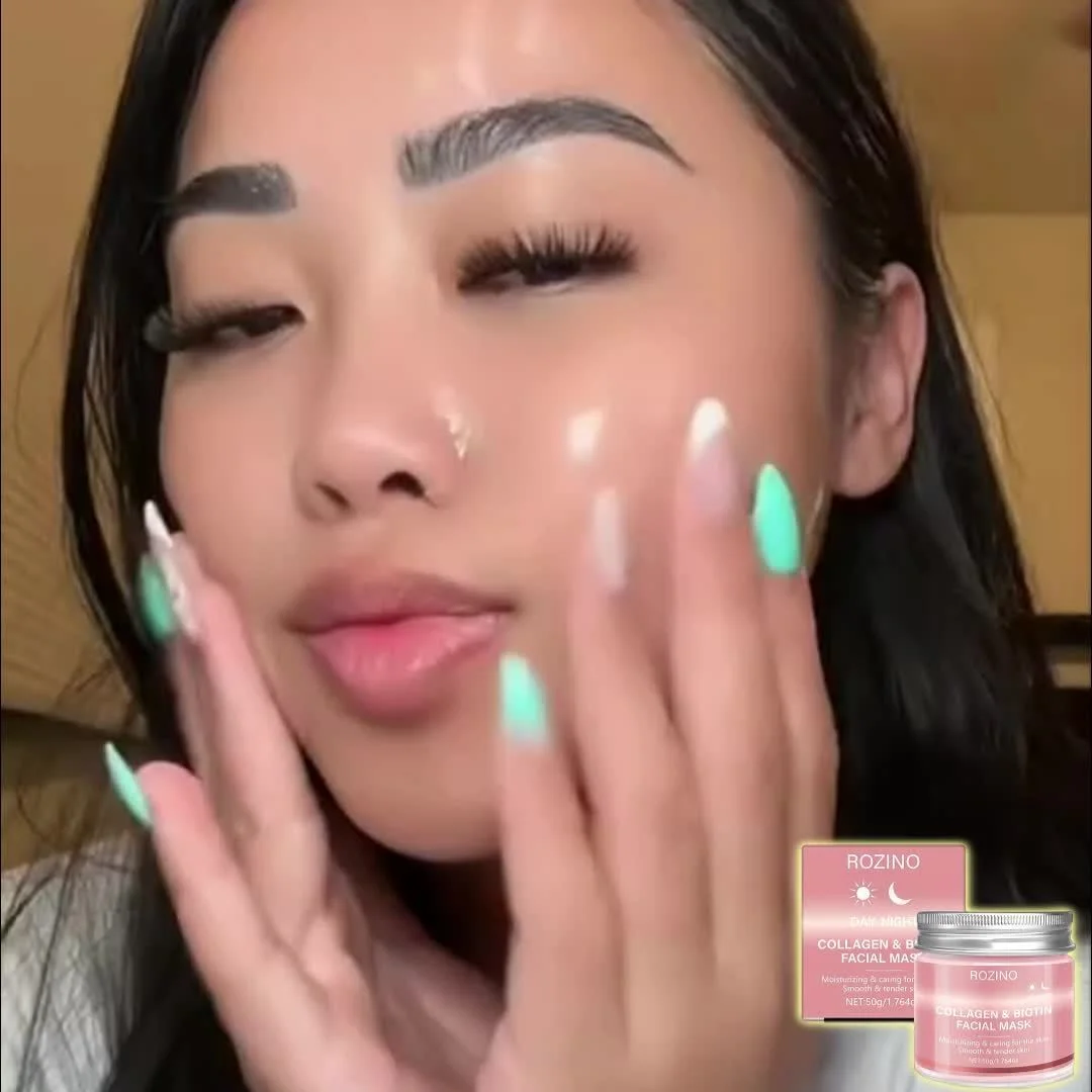 ✨ Réveillez l’Éclat de Votre Peau – Le Masque Collagène & Biotine qui Transforme Jour et Nuit ! ✨