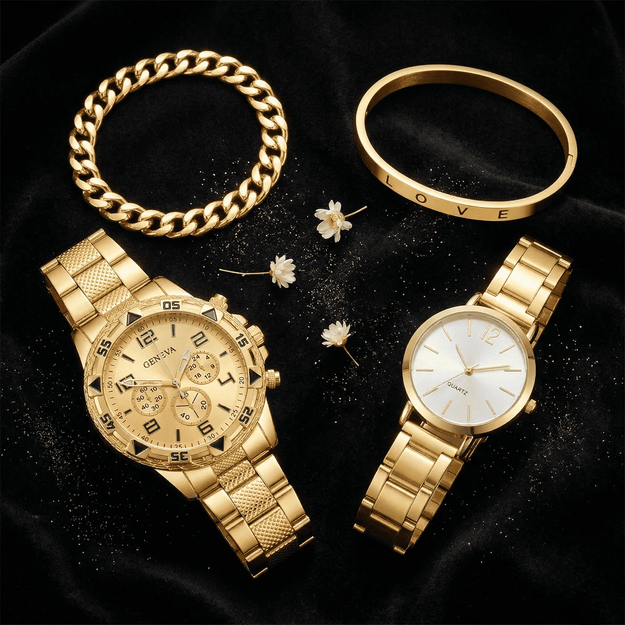Royauté à Deux – Montre & Bijoux Prestige ml