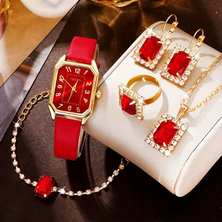 Ensemble Montre et Bijoux Luxe Femme CM Douala