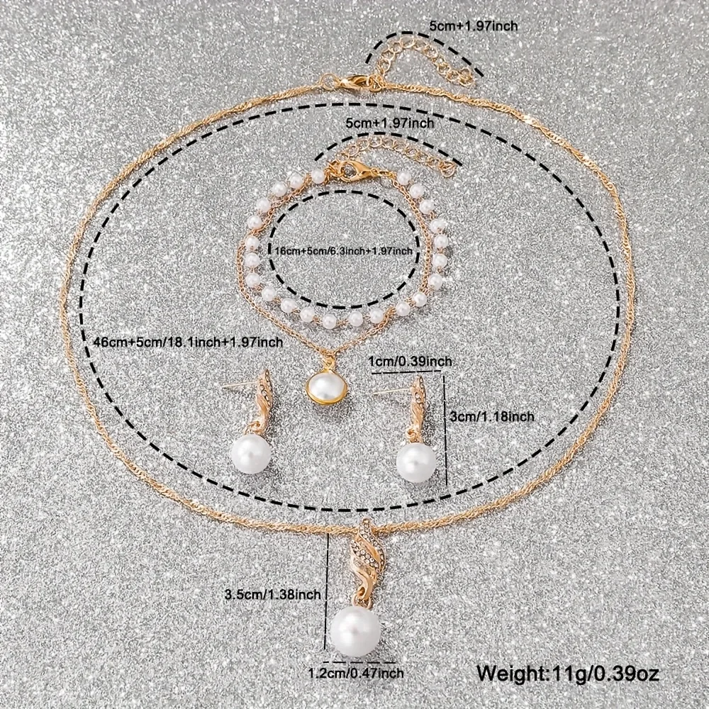 Perlia — Le Set Perles & Rose Doré qui Fait Fondre les Cœurs CG