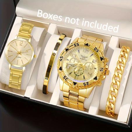 Royauté à Deux – Montre & Bijoux Prestige