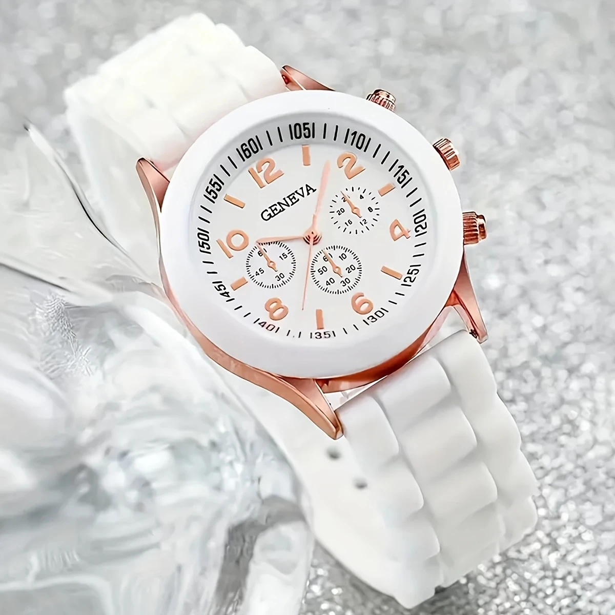 Set de Montres Genève Couple 4PCS