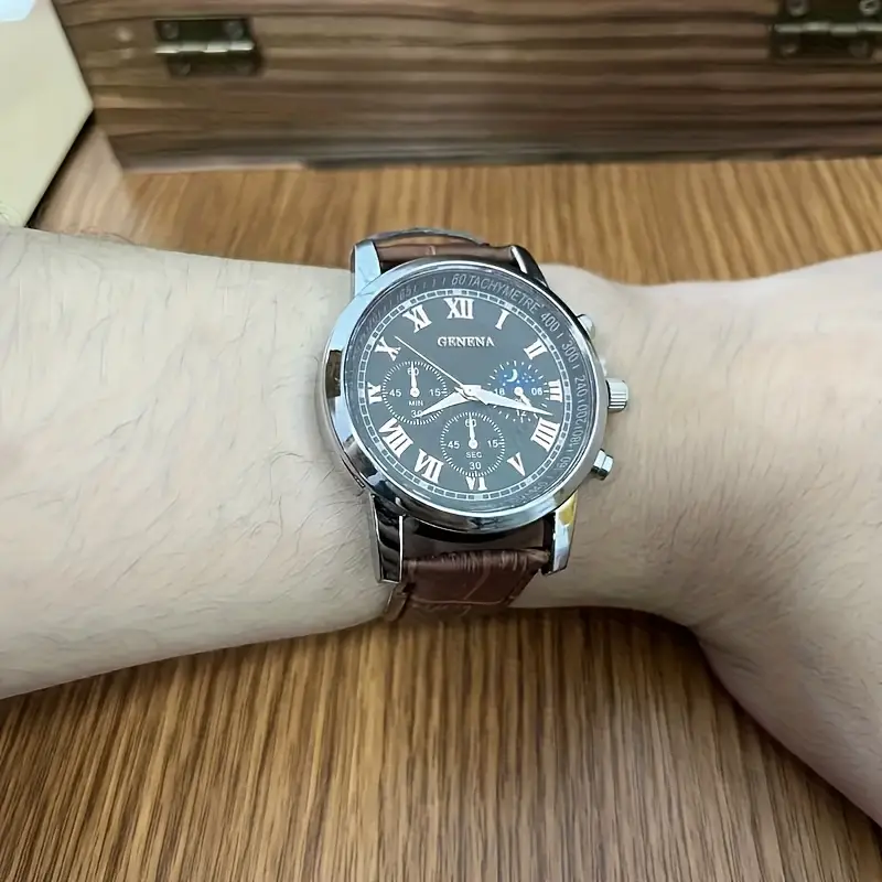 Ensemble de deux Montres Quartz Homme – Luxe et Élégance