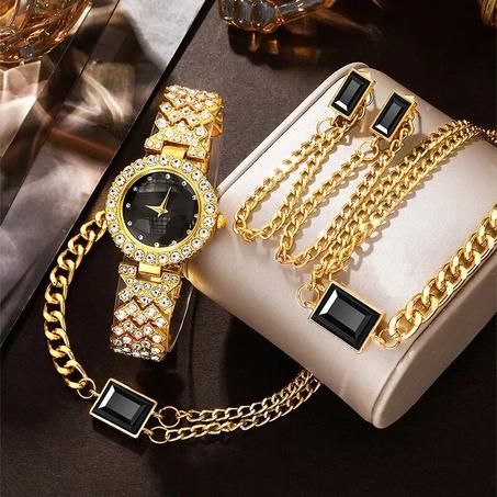 Sublimez votre style avec l’Ensemble Prestige Or & Noir