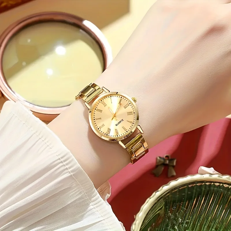 PAPILLA 🦋 Set Montre Dorée & Bijoux Papillon · 5 Pièces Femme - CG
