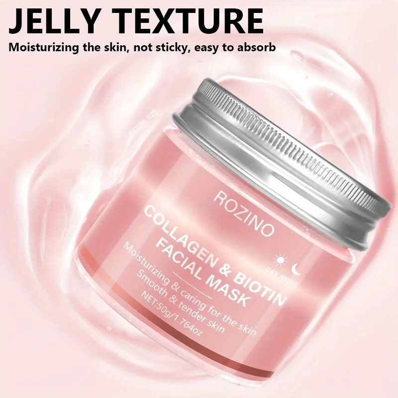 ✨ Réveillez l’Éclat de Votre Peau – Le Masque Collagène & Biotine qui Transforme Jour et Nuit ! ✨