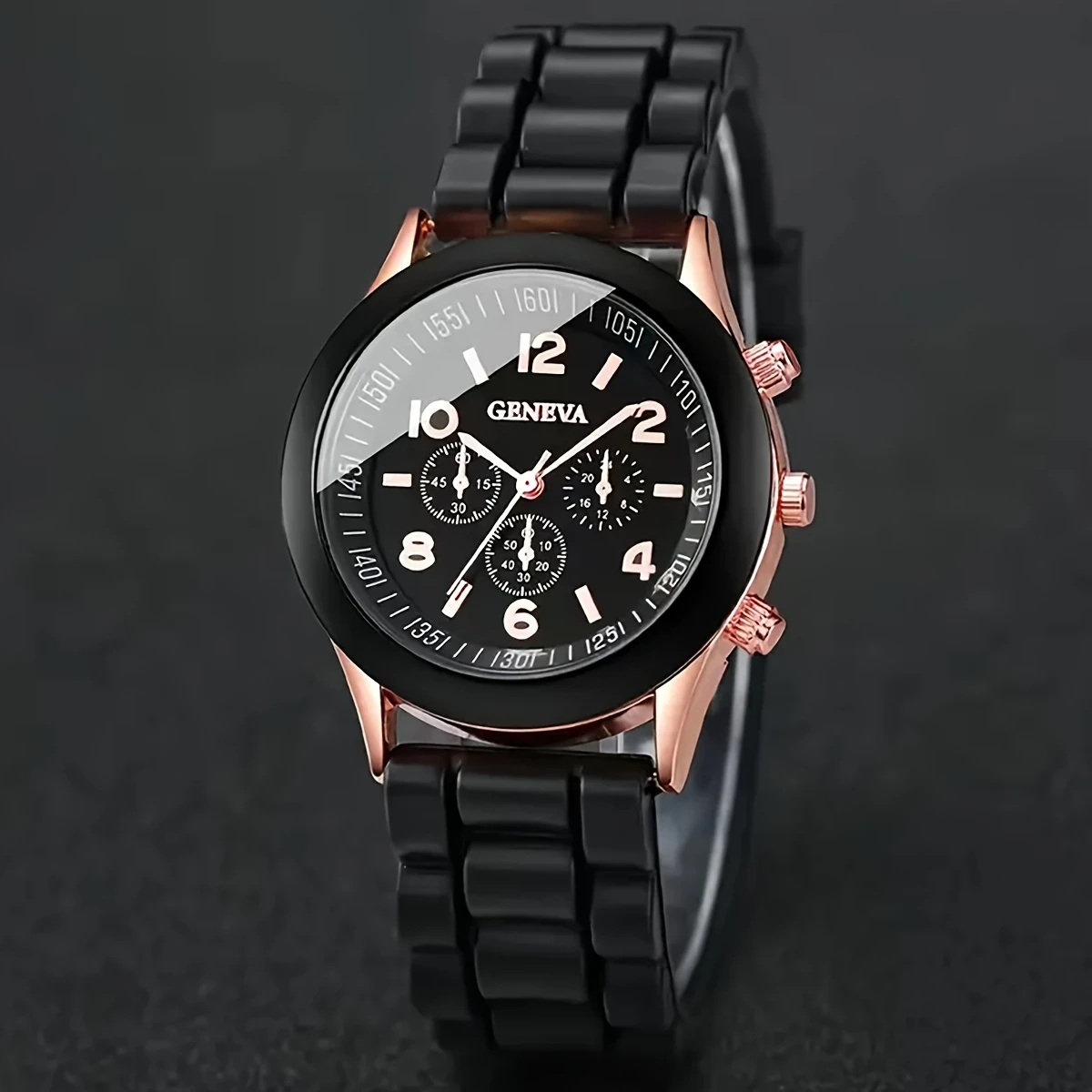 Set de Montres Genève Couple 4PCS