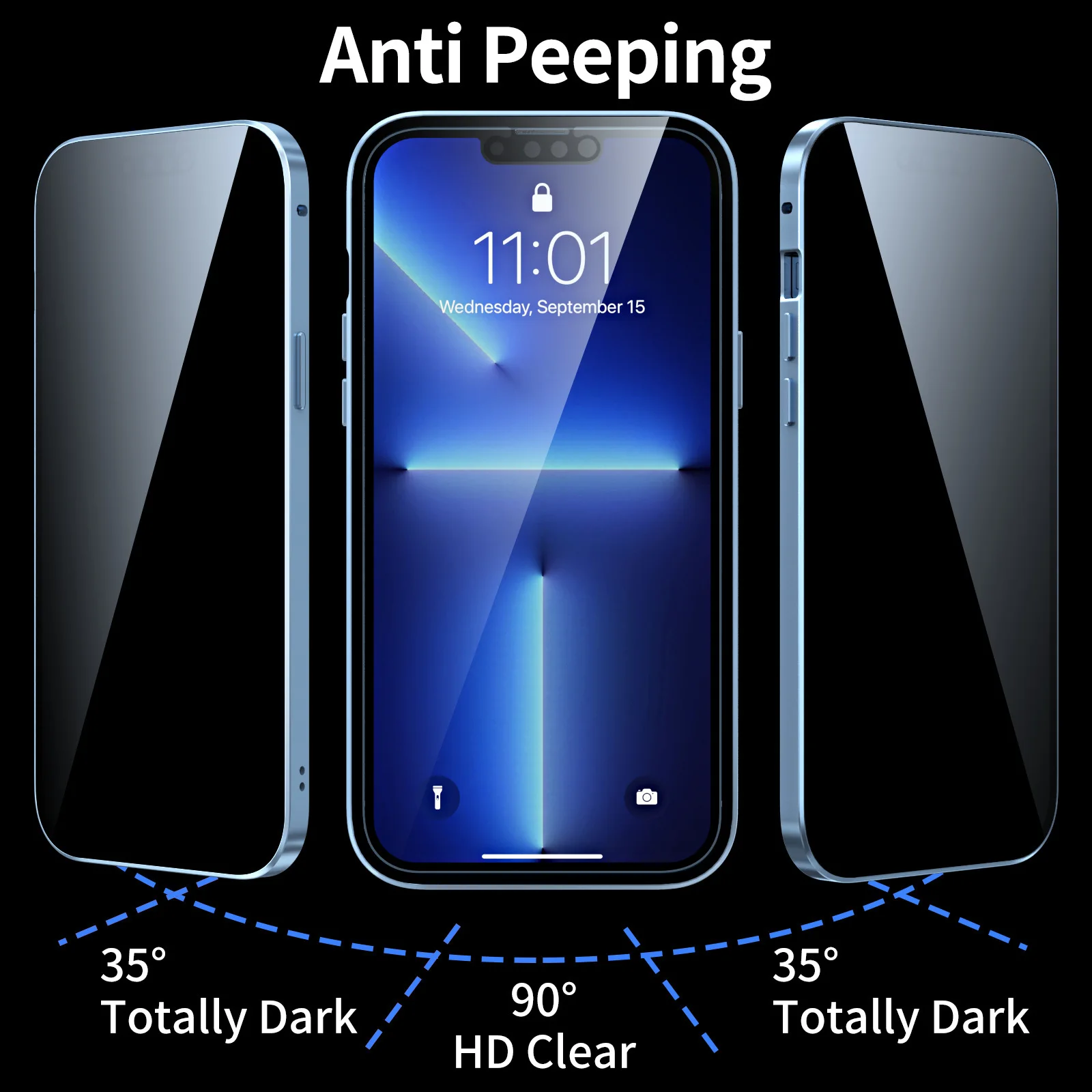 Coque de protection magnétique anti-espion