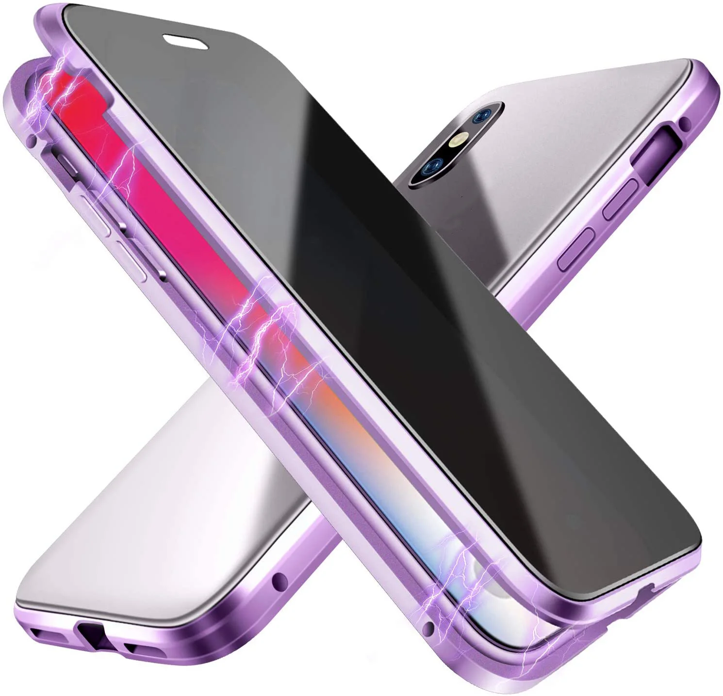 Coque de protection magnétique anti-espion
