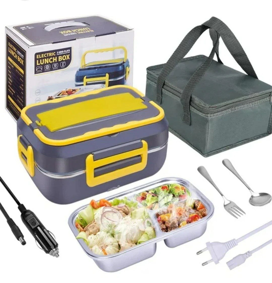 صندوق غداء كهربائي محمول - تسخين وجباتك بسهولة أينما كنت