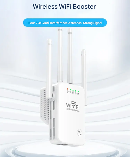 Wireless home signal amplifier to strengthen the signal