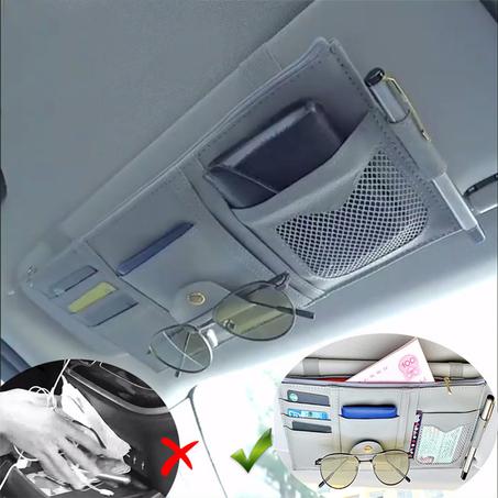 CAR SUN VISOR STORAGE
