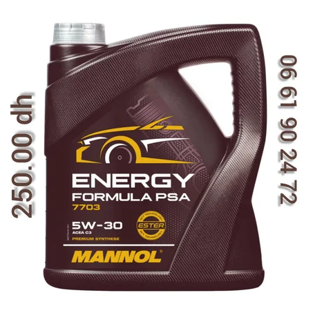 Lubrifiant Energ Formula PSA 7703 5W30